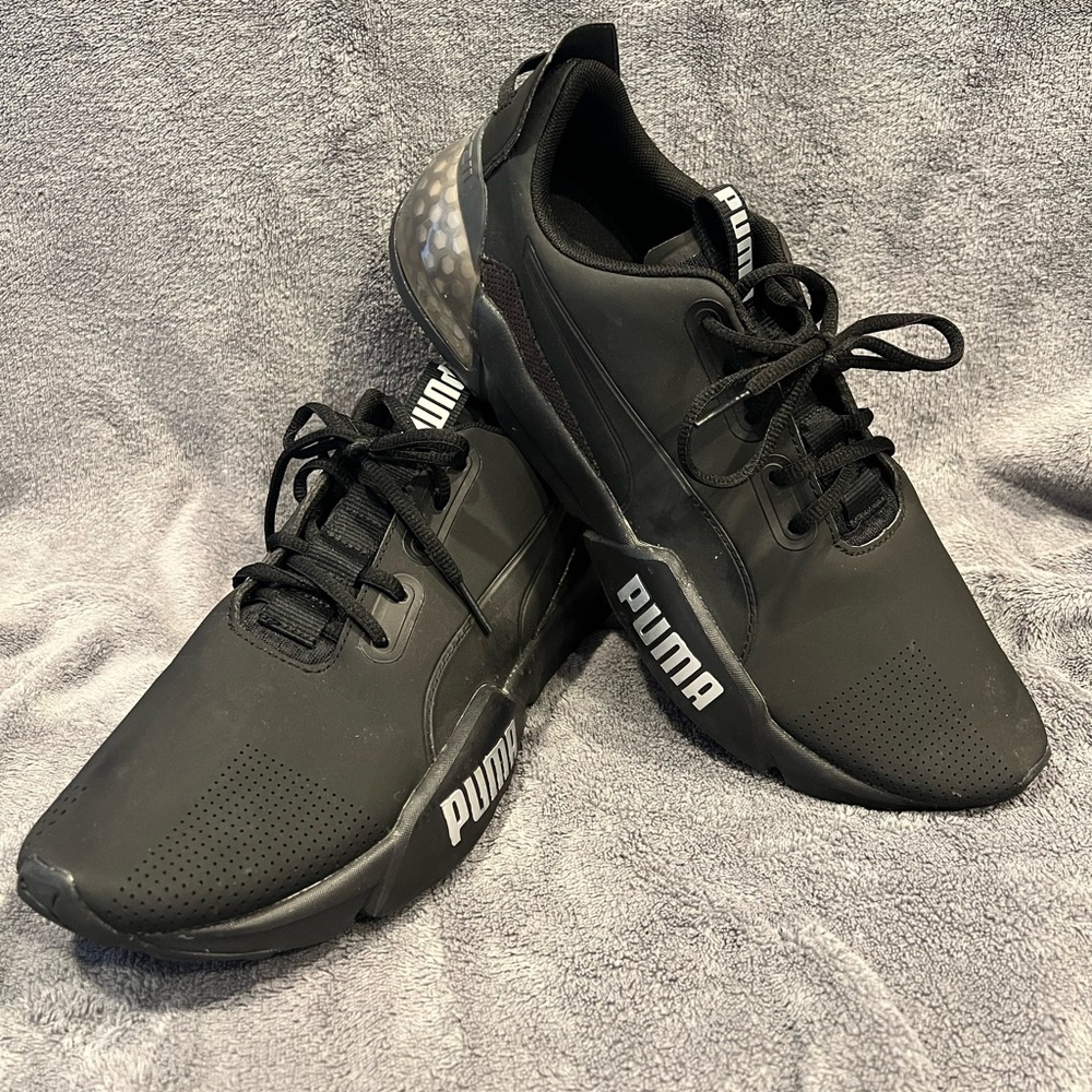 All black Puma sneakers \ Sz 11.5 (men)